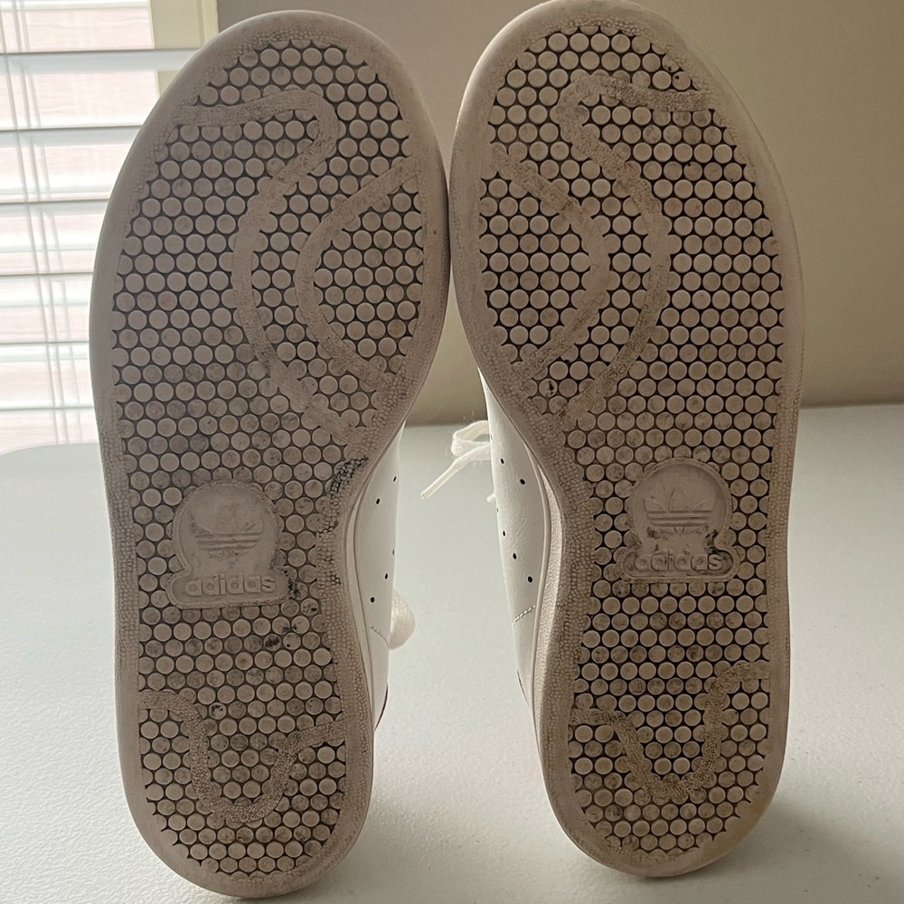Adidas Kids’ Stan Smith | Size 4 Girls | Cloud White | Casual - Picture 15 of 16